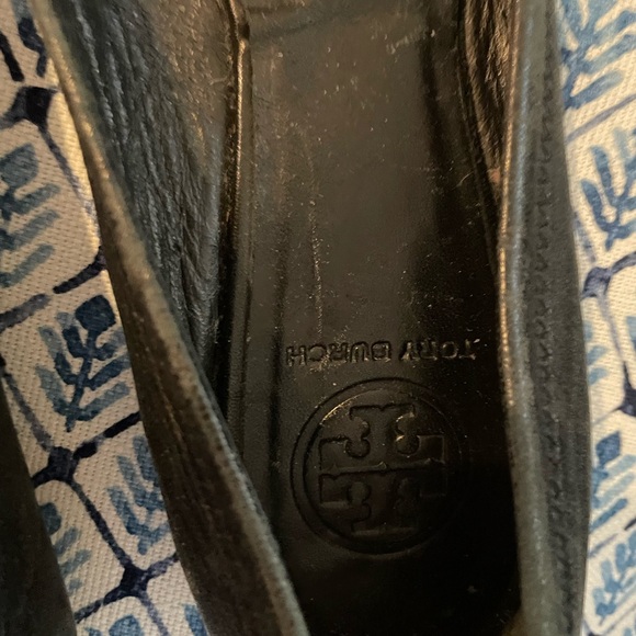 Tori Burch Blue Flats - Picture 3 of 5